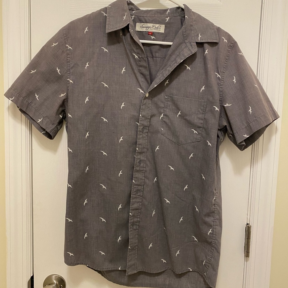 Button down shirts with birds